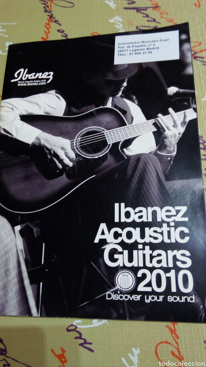 Music magazines: Cat&aacute;logo de guitarras ac&uacute;sticas Ib&aacute;nez acoustic guitars 2010. Discover your sound.