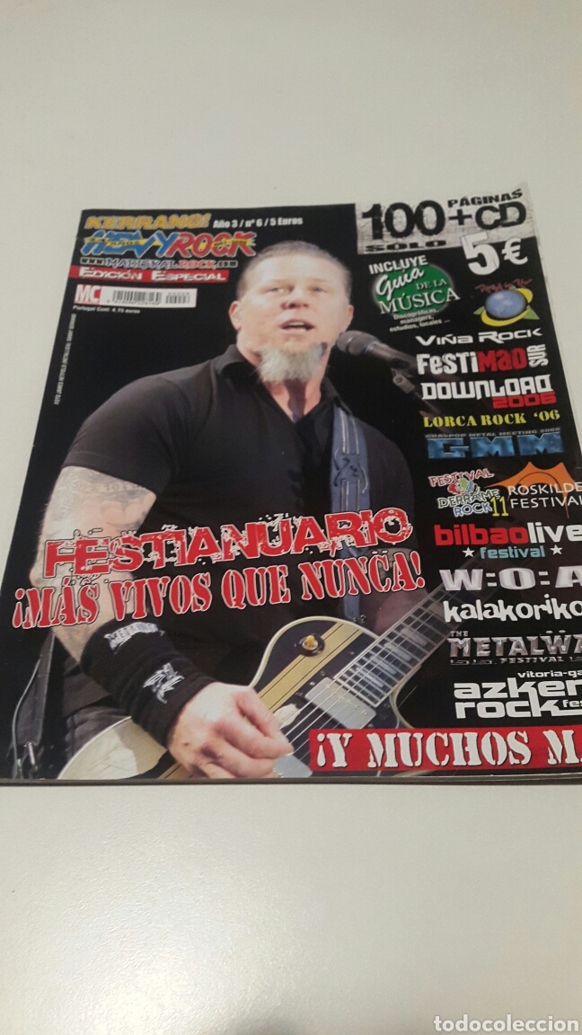 Magazines de musique: REVISTA HEAVY ROCK EDICI&Oacute;N ESPECIAL FESTIANUARIO.