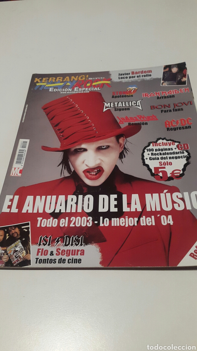 Magazines de musique: REVISTA HEAVY ROCK ESPECIAL. N&deg; 1. EL ANUARIO DE LA M&Uacute;SICA A&Ntilde;O 2003.