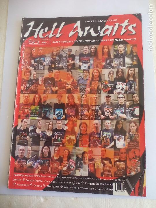 Magazines de musique: n&ordm; 50 Revista Hell Awaits Metal magazine Black,doom,death,thrash,power,nu-metal,gothic,extremo
