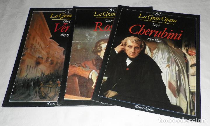Magazines de musique: tres fasciculos la gran opera planeta-agostini