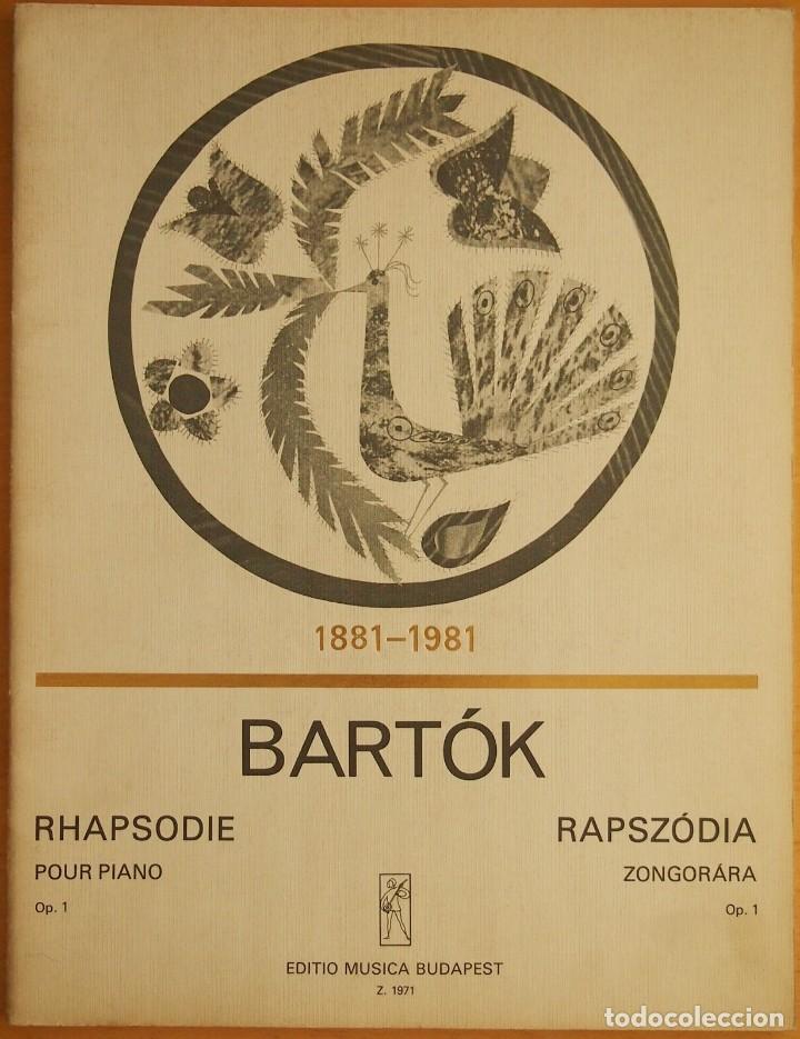 Magazines de musique: Bartok: Rapsodia para piano Op. 1