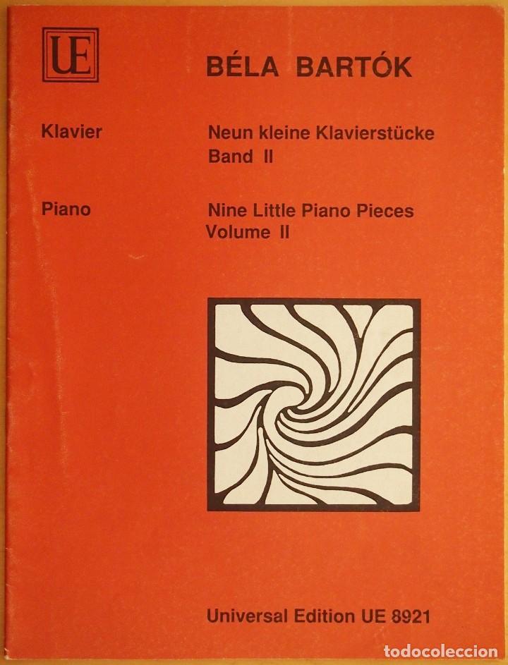 Magazines de musique: Bartok: Nine little piano pieces - Vol. II