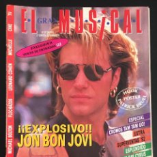 Revistas de música: REVISTA EL GRAN MUSICAL Nº 377 DE 1992 JON BON JOVI REM INXS LEONARD COHEN LOS FLECHAZOS