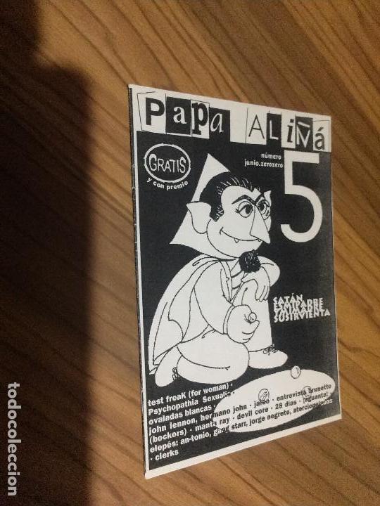 Magazines de musique: PAPA ALI&Ntilde;&Aacute;. 5. GRAPA. REVISTA AUTOEDITADA. BUEN ESTADO. RARA