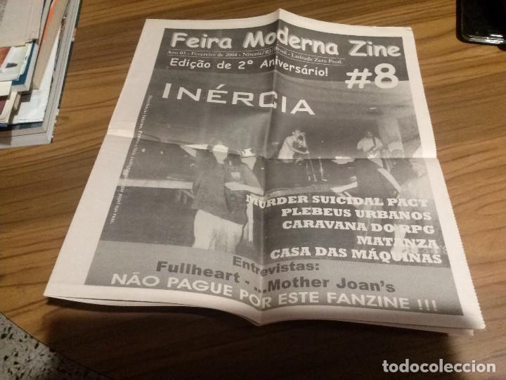 Magazines de musique: FEIRA MODERNA ZINE 8. REVISTA BRASILE&Ntilde;A DE M&Uacute;SICA. FEBRERO 2004. PAPEL PERI&Oacute;DICO. DOBLADA. RARA