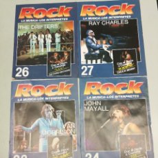 Revistas de música: LOTE ROCK, LA MUSICA LOS INTERPRETES 4 FASCICULOS 26 27 33 Y 34 - PLANETA AGOSTINI 1989. Lote 107833447