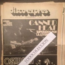 Revistas de música: DISCO EXPRES 270 (12-04-74): CANNED HEAT, STORM, OSIBISA,STEVIE WONDER,JOHN CAMPBELL,GOLDEN EARRING. Lote 111099919