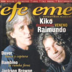 Revistas de música: REVISTA EFE EME - AÑOS 1998 Y 1999 COMPLETOS. NÚMEROS 1 A 13 INC.. Lote 111705091