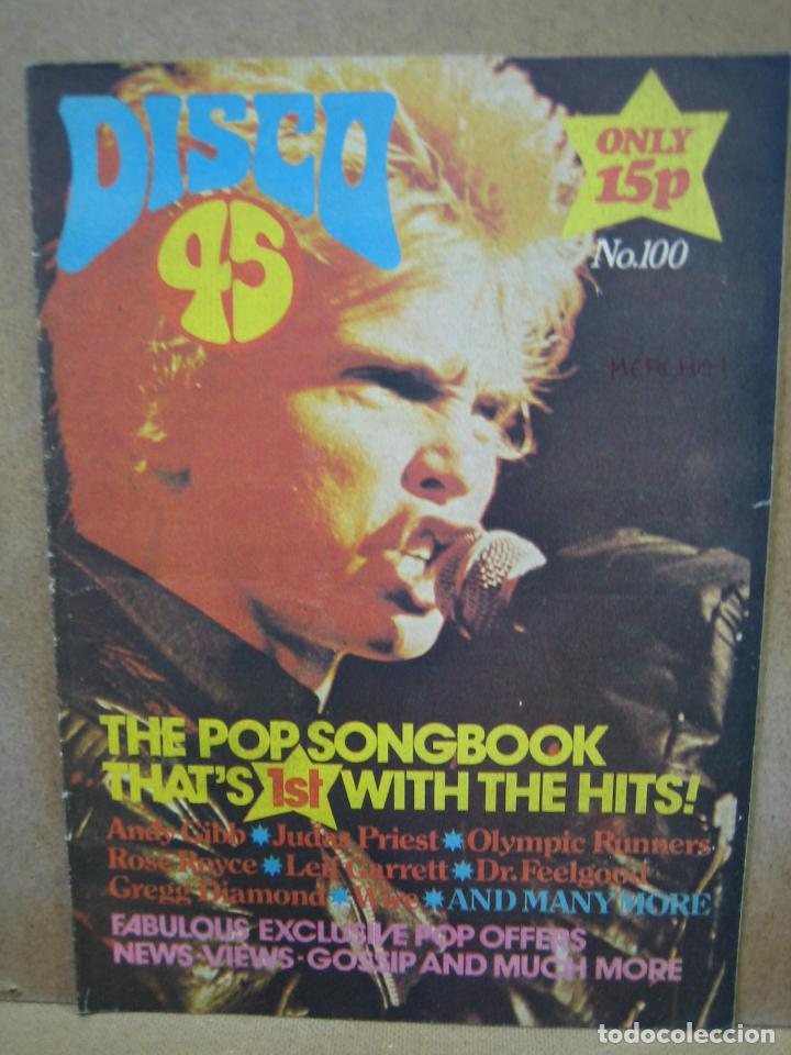 Magazines de musique: Antigua revista musical Disco 45