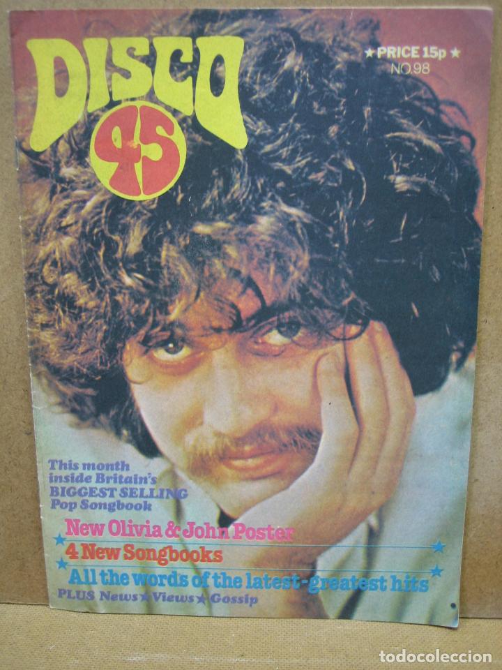 Magazines de musique: Antigua revista musical Disco 45