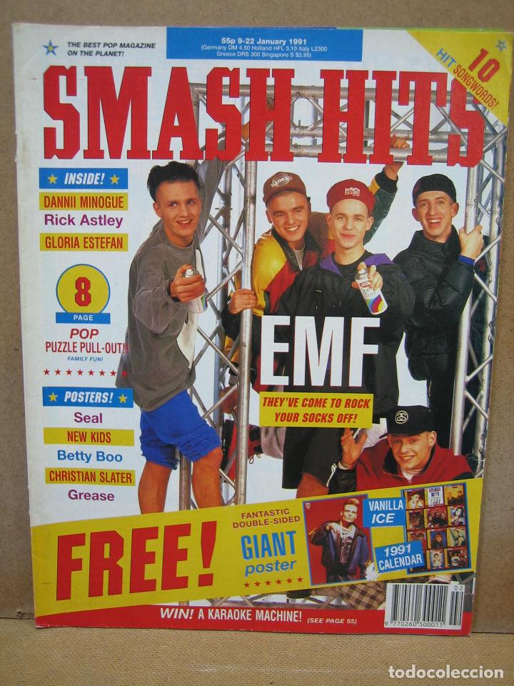 Magazines de musique: Revista de m&uacute;sica Smash Hits 1991