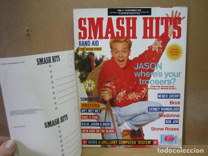 Magazines de musique: Revista de m&uacute;sica Smash Hits 1989