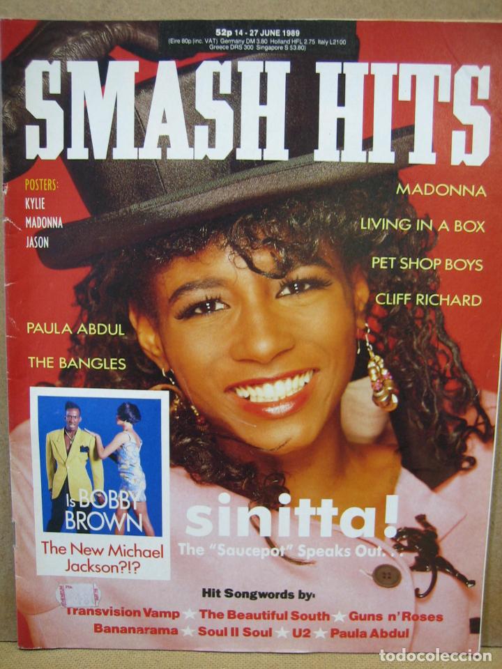 Magazines de musique: Revista de m&uacute;sica Smash Hits 1989