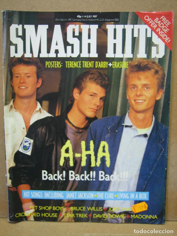 Music magazines: Revista de m&uacute;sica Smash Hits 1987