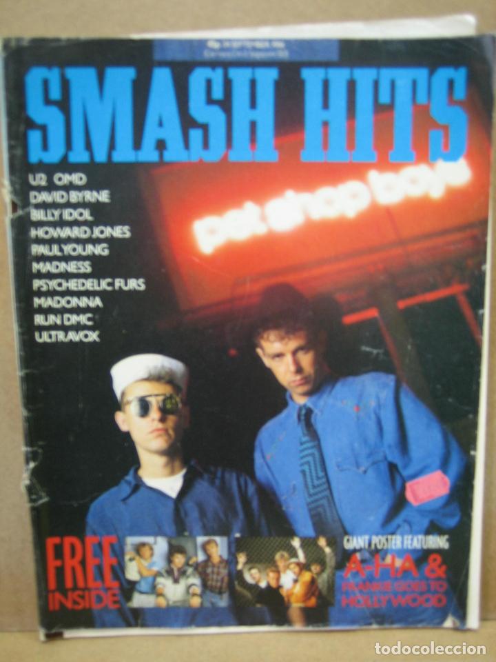 Revistas de m&uacute;sica: Revista de m&uacute;sica Smash Hits 1986