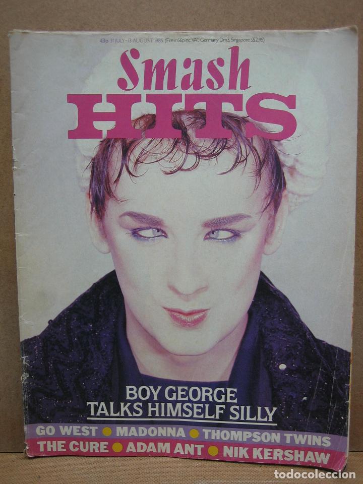 Revistas de m&uacute;sica: Revista de m&uacute;sica Smash Hits 1985