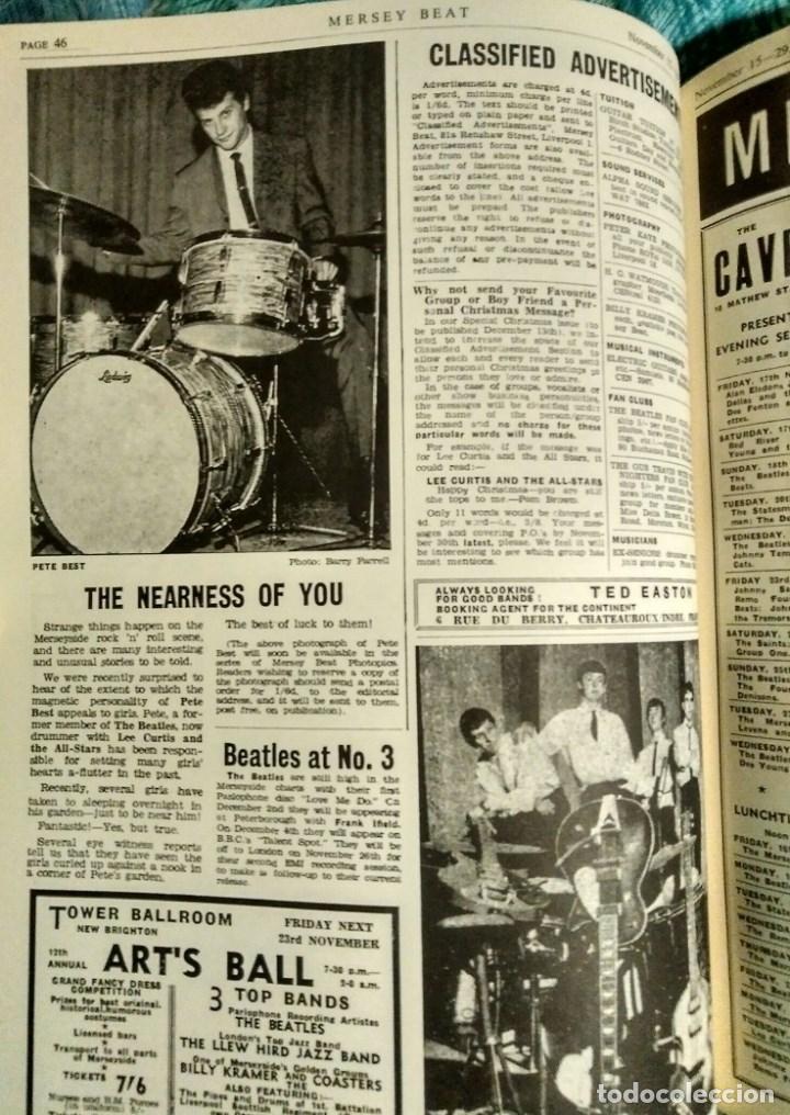 Revistas de música: Libro Mersey Beat. The beginnings of the Beatles (1977) - Rareza - Foto 4 - 120864575