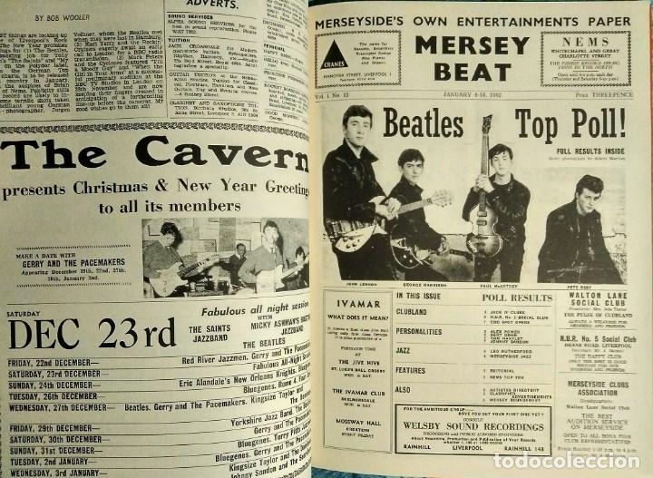 Revistas de música: Libro Mersey Beat. The beginnings of the Beatles (1977) - Rareza - Foto 7 - 120864575
