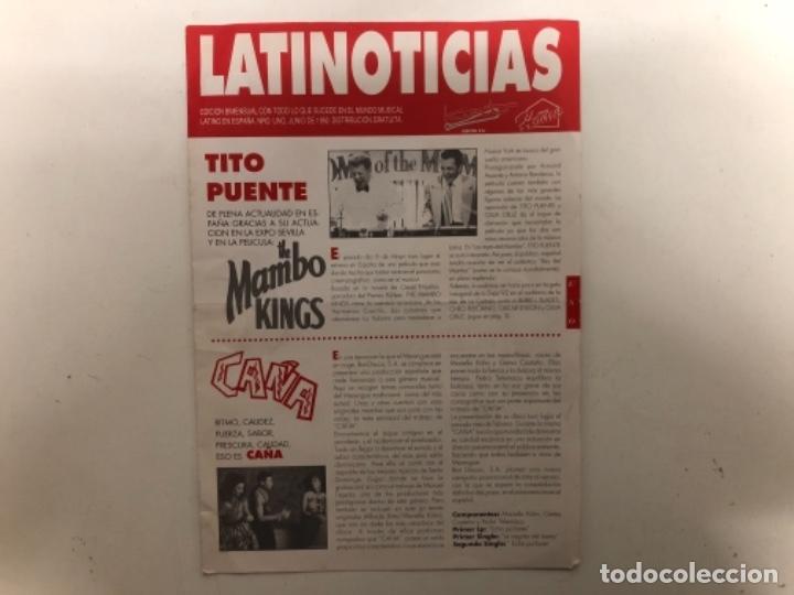 Magazines de musique: REVISTA D&Iacute;PTICO LATINOTICIAS N&deg;1, JUNIO 1992. TITO PUENTE, CA&Ntilde;A, ONDA VASELINA, KIARA, TITO NIEVES,
