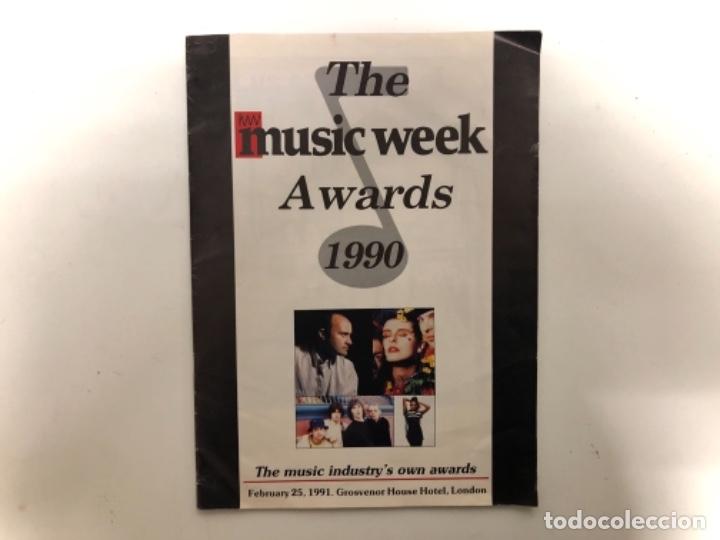 Magazines de musique: REVISTA THE MUSIC WEEK AWARDS 1990. REVISTA CON TODOS LOS PREMIADOS Y NOMINADOS A LOS PREMIOS M&Uacute;SICA