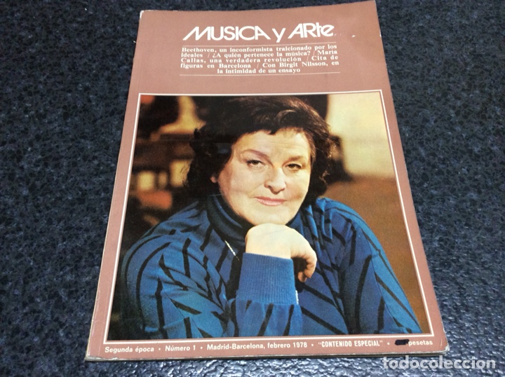 Riviste di musica: Revista M&uacute;sica y Arte n&ordm; 1 febrero de 1978