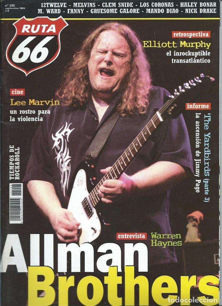 Revistas de m&uacute;sica: RUTA 66 N&ordm; 208 - Foto 1