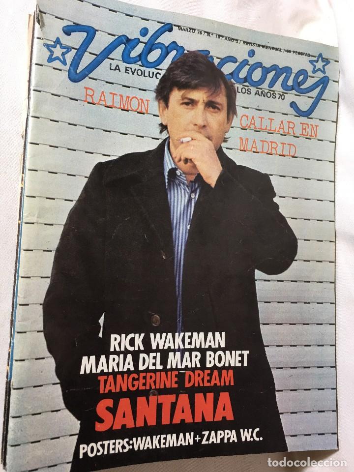 Music magazines: RA4 REVISTA A&Ntilde;OS 70 MAGAZINE VIBRACIONES 1976 N&ordm; 18 RAIMON SANTANA