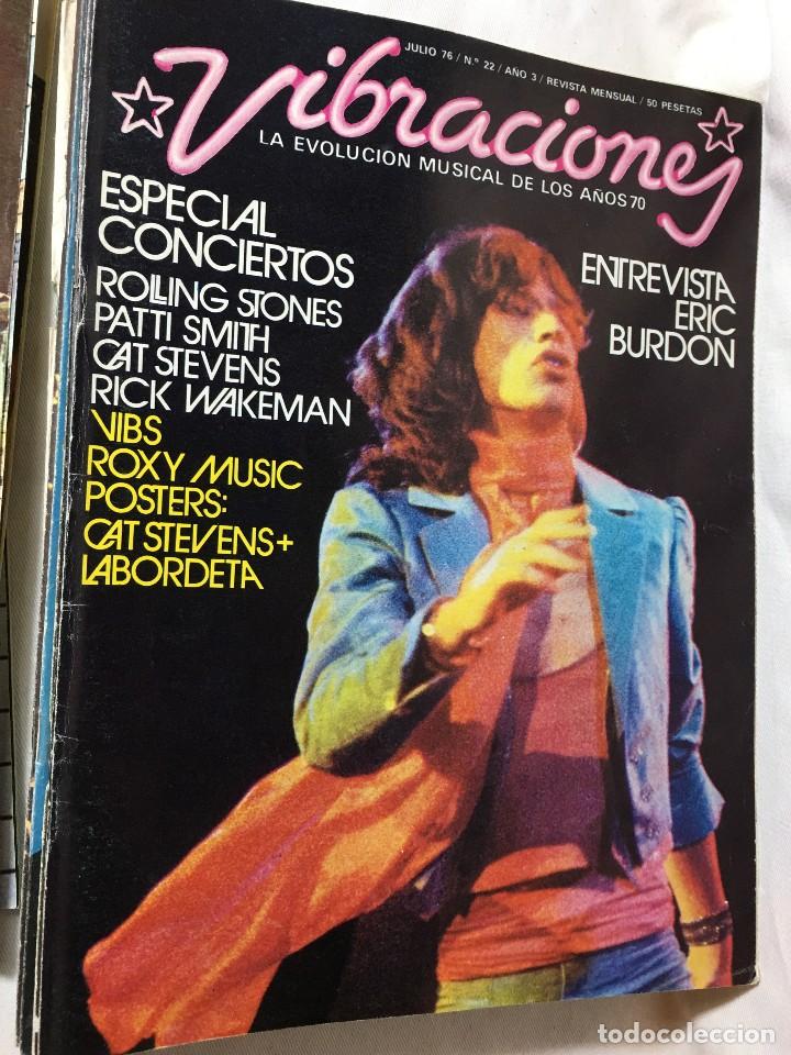 Revistas de m&uacute;sica: RA4 REVISTA A&Ntilde;OS 70 MAGAZINE VIBRACIONES 1975 N&ordm; 22 ROLLING STONE