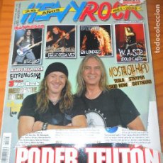 Revistas de música: HEAVY ROCK Nº 293 DE 2008- HELLOWEEN & GAMMARAY- LED ZEPPELIN- SARATOGA- BARON ROJO- TARJA- SAXON..