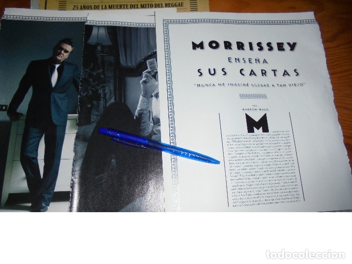 Revistas de m&uacute;sica: RECORTE PRENSA :  MORRISSEY, ENSE&Ntilde;A SUS CARTAS. ROLLING STONES, MAYO 2006