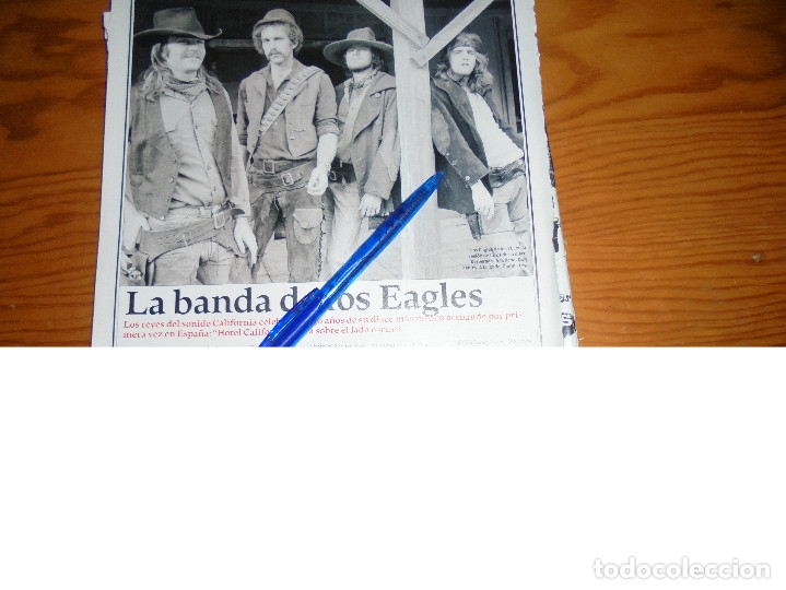 Revistas de m&uacute;sica: RECORTE PRENSA : EAGLES : 30 A&Ntilde;OS DEL MITICO HOTEL CALIFORNIA. ROLLING STONES, MAYO 2006