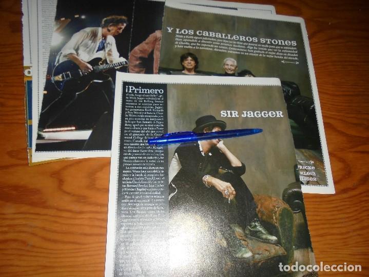 Revistas de m&uacute;sica: RECORTE PRENSA : ROLLING STONES, 4 ENTREVISTAS EXCLUSIVAS.ROLLING STONES, OCTBRE 2005