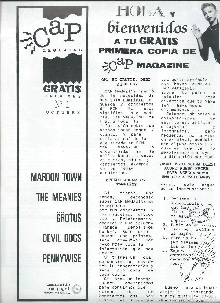 Revistas de m&uacute;sica: CAP MAGAZINE N&ordm; 1 - Foto 1