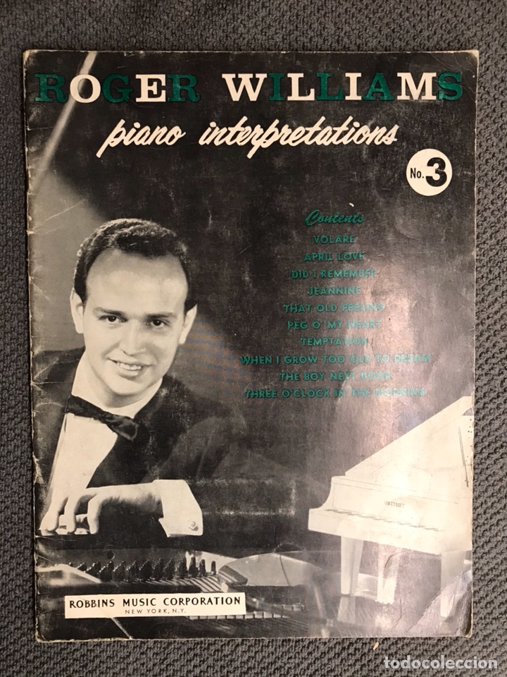 Music magazines: PIANO. PIANO INTERPRETATIONS No.3 Roger Williams (a.1959)