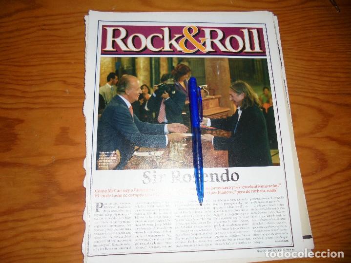 Revistas de m&uacute;sica: RECORTE PRENSA :ROSENDO, MEDALLA DE ORO,AL MERITO DE LAS BELLASS ARTES. ROLLING STONE, NOVMBRE 2006