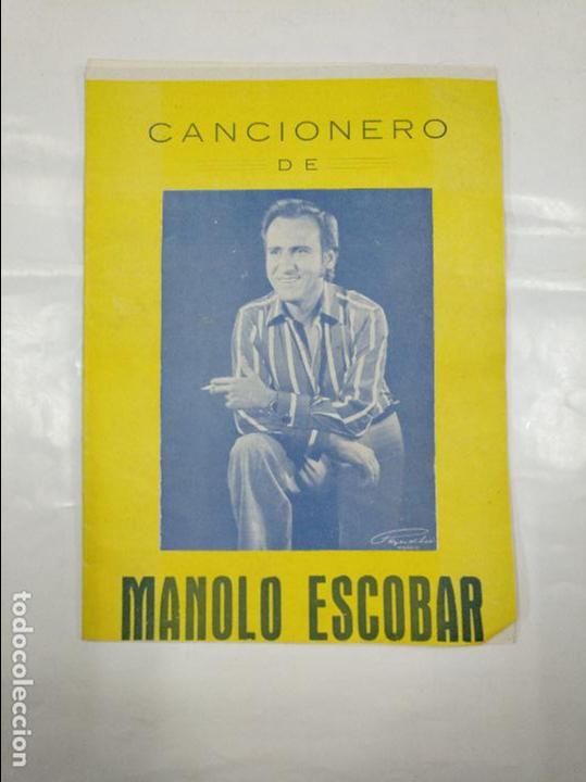 Music magazines: CANCIONERO DE MANOLO ESCOBAR. TDKP13