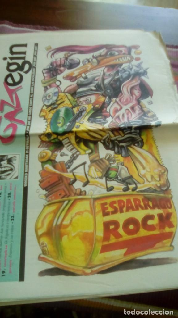 Music magazines: GAZTEGIN 1995 BAT BI HIRU 24 P&Aacute;GINAS ESPARRAGO ROCK MUDHONEY MISTER SAGUAK AFRAID TO SPEAK IN PUBLIC