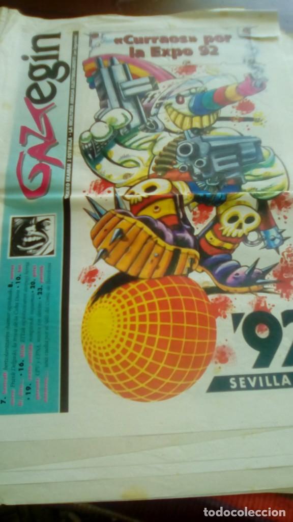 Magazines de musique: GAZTEGIN 1995 BAT BI HIRU 24 P&Aacute;GINAS FRANK DELGADO ZARAMA LAST POETS 7 ESKALE DUM DUM BOYS