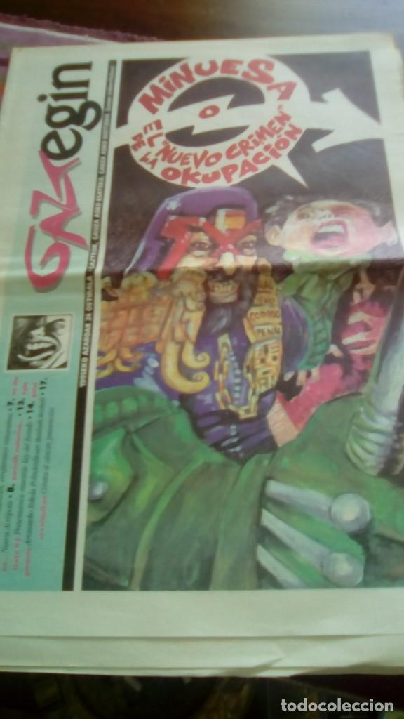 Magazines de musique: GAZTEGIN 1995 BAT BI HIRU 20 P&Aacute;GINAS XABIER MONTOIA KOMA BURNI BAJO ESKORIA KACTUS JACK