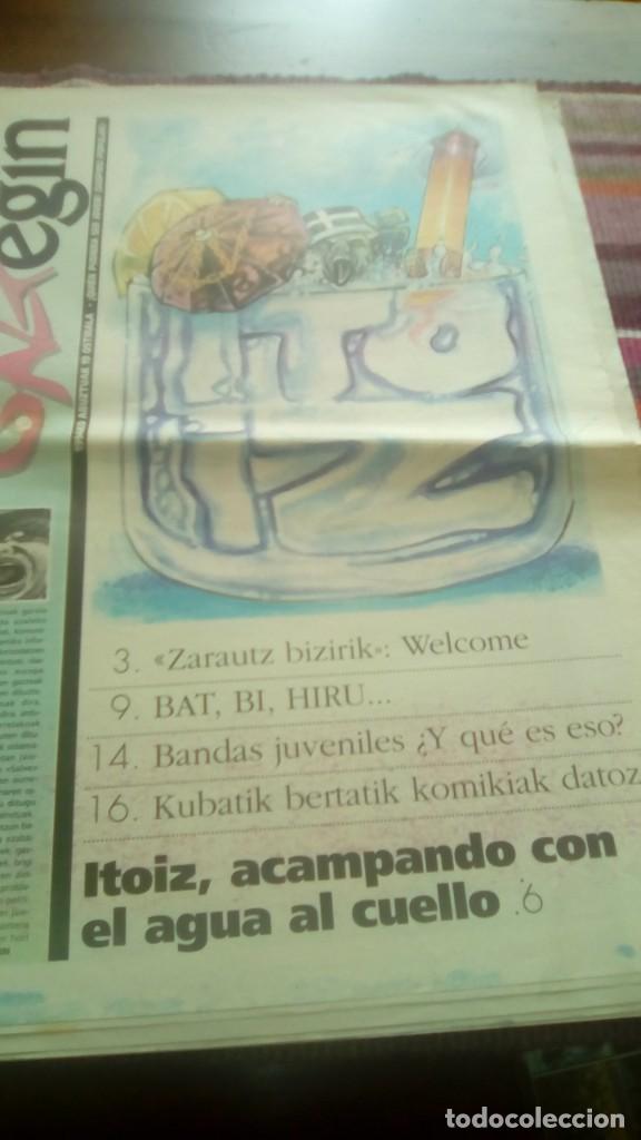 Magazines de musique: GAZTEGIN 1994 BAT BI HIRU GRUPOS DE ERMUA KOJON PRIERO Y LOS HUAJOLOTES MILES DE ALBA&Ntilde;ILES