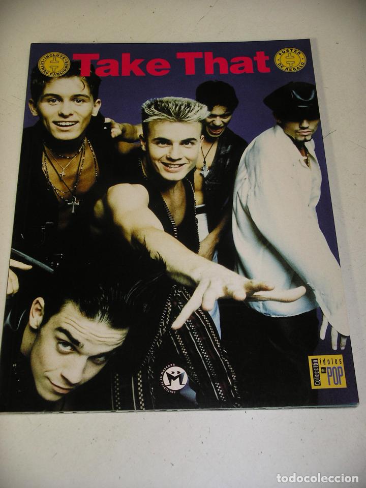 Magazines de musique: Take That, Idolos del Pop n&ordm; 2, con DOS poster, ed. La Mascara, ercom C9