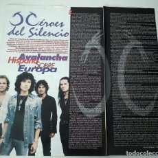 Revistas de música: HEROES DEL SILENCIO - ENTREVISTA REVISTA AÑOS 90