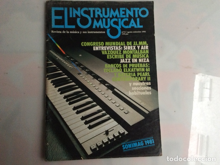 Riviste di musica: INSTRUMENTO MUSICAL N&ordm; 8 REVISTA DE MUSICA A&Ntilde;OS 80