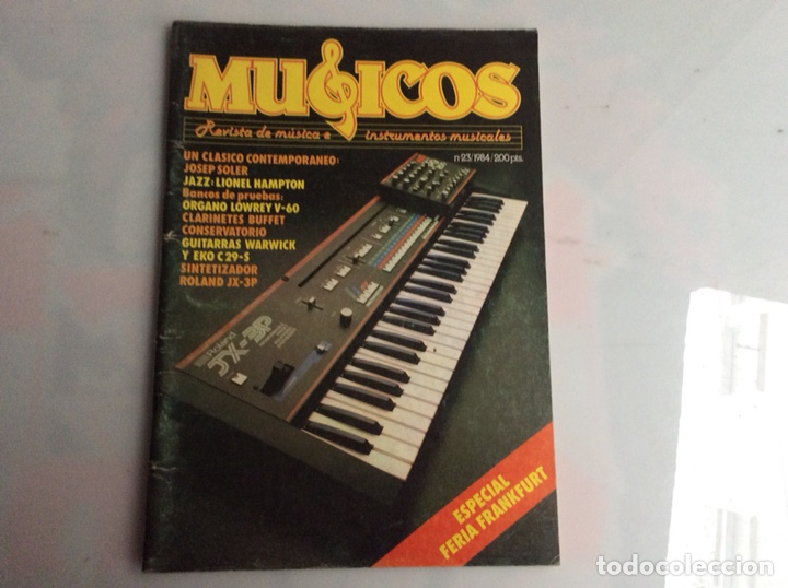 Musikzeitschriften: MUSICOS PROFESIONAL N&ordm; 23 REVISTA DE MUSICA E INSTRUMENTOS MUSICALES - A&Ntilde;OS 80