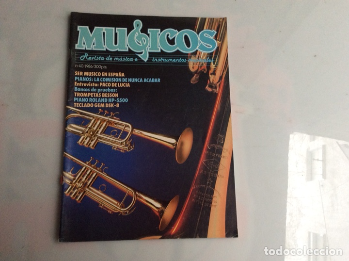Musikzeitschriften: MUSICOS PROFESIONAL N&ordm; 40 REVISTA DE MUSICA E INSTRUMENTOS MUSICALES - A&Ntilde;OS 80