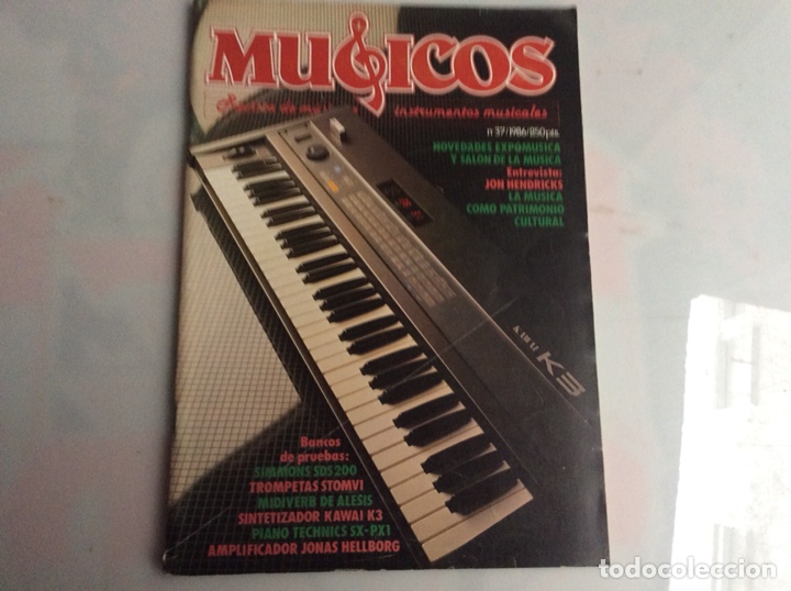 Musikzeitschriften: MUSICOS PROFESIONAL N&ordm; 37 REVISTA DE MUSICA E INSTRUMENTOS MUSICALES - A&Ntilde;OS 80