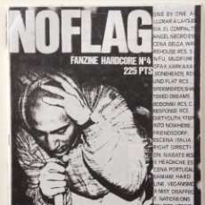 Revistas de música: NO FLAG FANZINE HARDCORE 4 X-MIST SPERMBIRDS SNFU HHH SAMIAM NABATE RECORDS. Lote 135452814