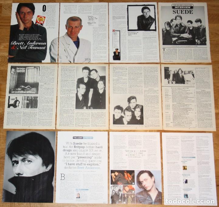 Revistas de m&uacute;sica: SUEDE Brett Anderson lote prensa 1990s/10s clippings photos magazine articles britpop