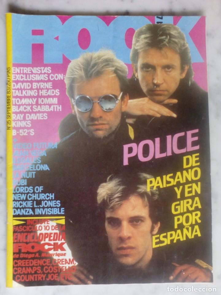 Magazines de musique: revista rook n&ordm; 25  - police - david byrne - ray davies - nick heyward -
